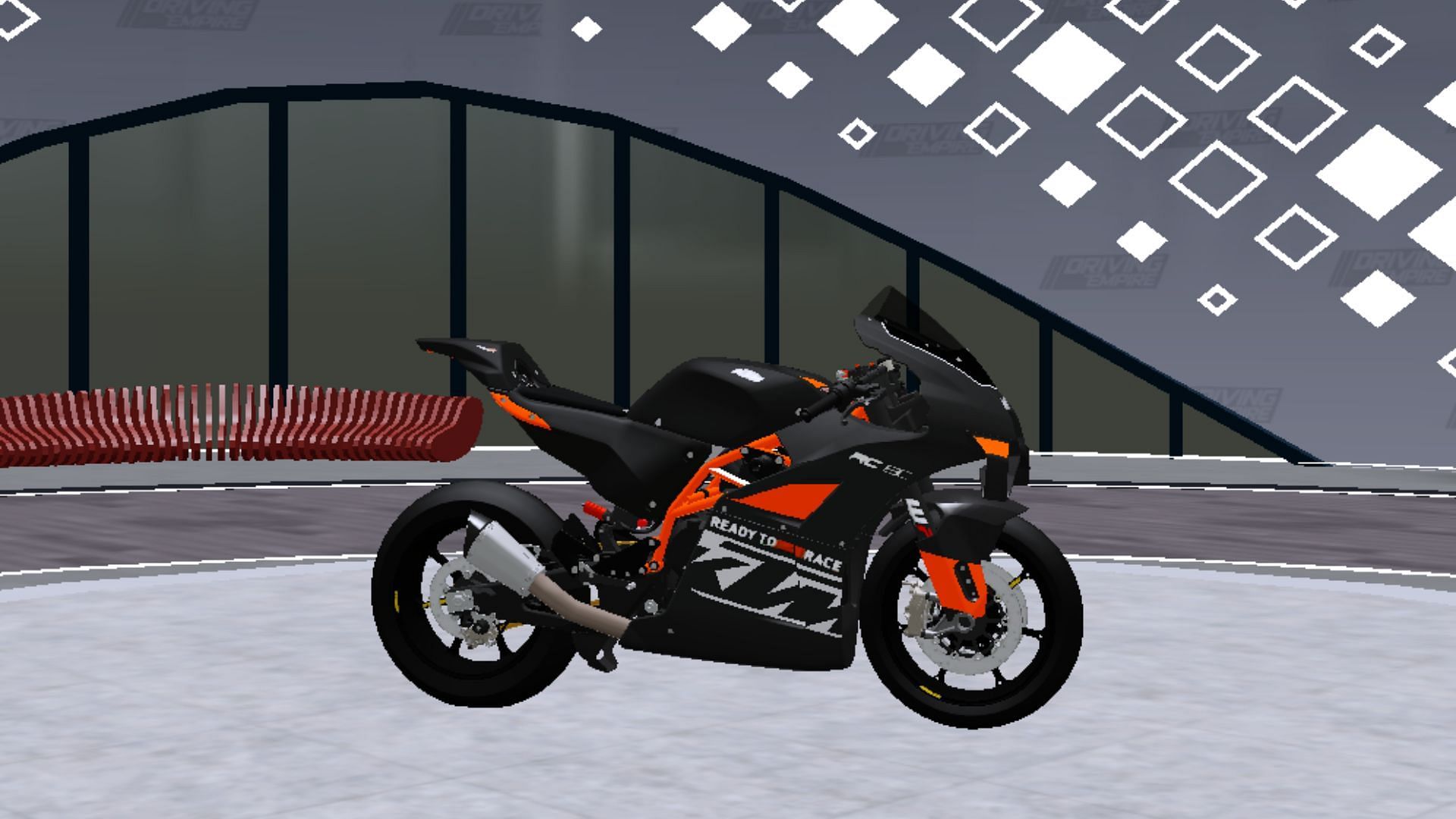 The 2023 KTM RC 8C (Image via Roblox)